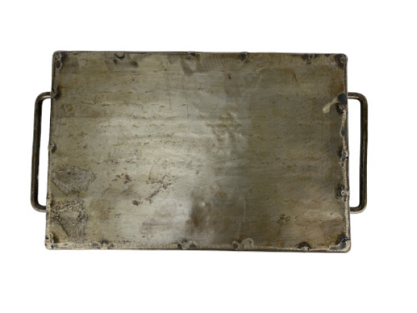 Upcycling Tablett aus recycelten Ölfässern